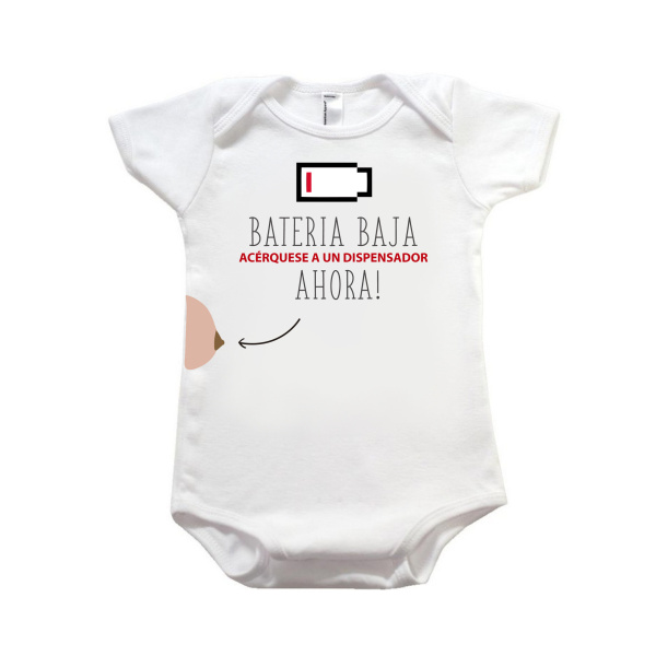 Body "Batería baja acerquese a un dispensador"