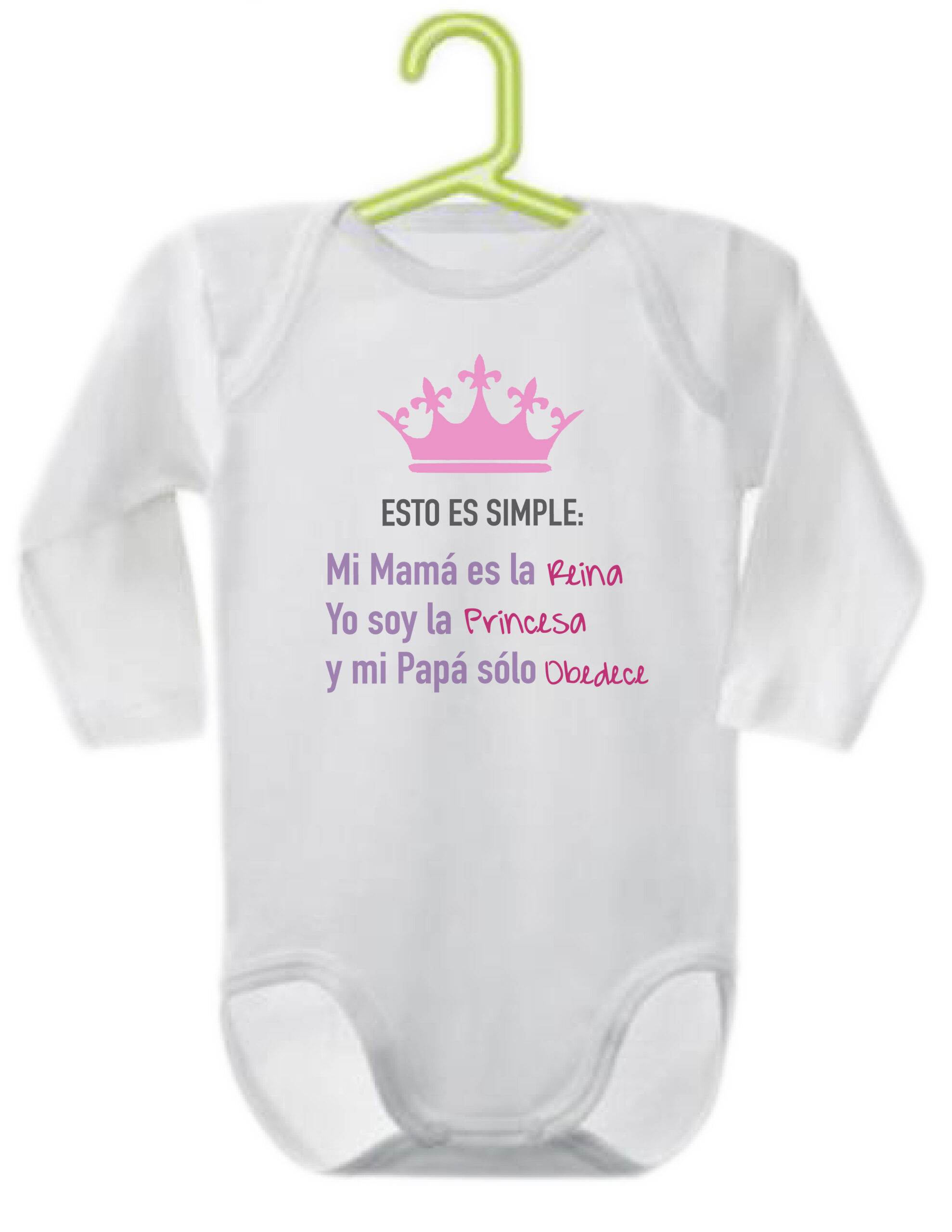 Body "Esto es simple, mi mamá es la Reina"