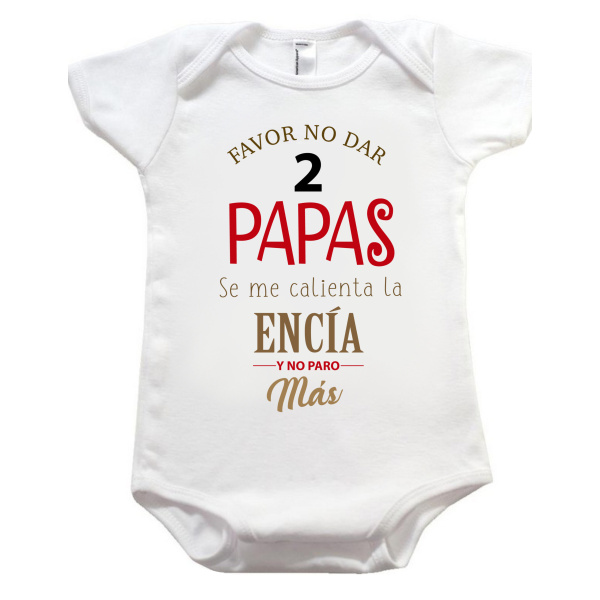 Favor no dar 2 papas, se me calienta la encía y no paro más