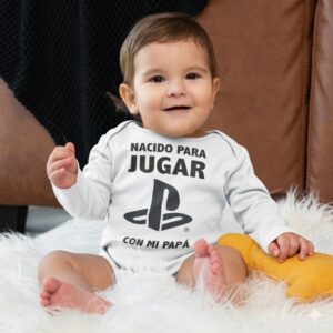Nacido para jugar play con mi papito