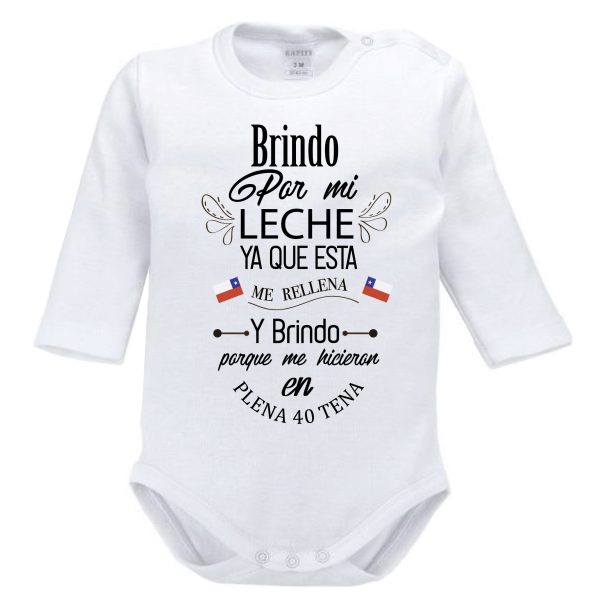 Brindo por mi leche que esta me rellena