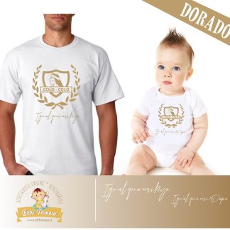 colo colo igual que mi hijo, igual que papá, dorado