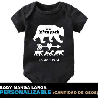 Body negro papa oso