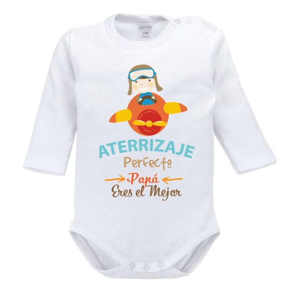 Aterrizaje perfecto, papá eres el mejor