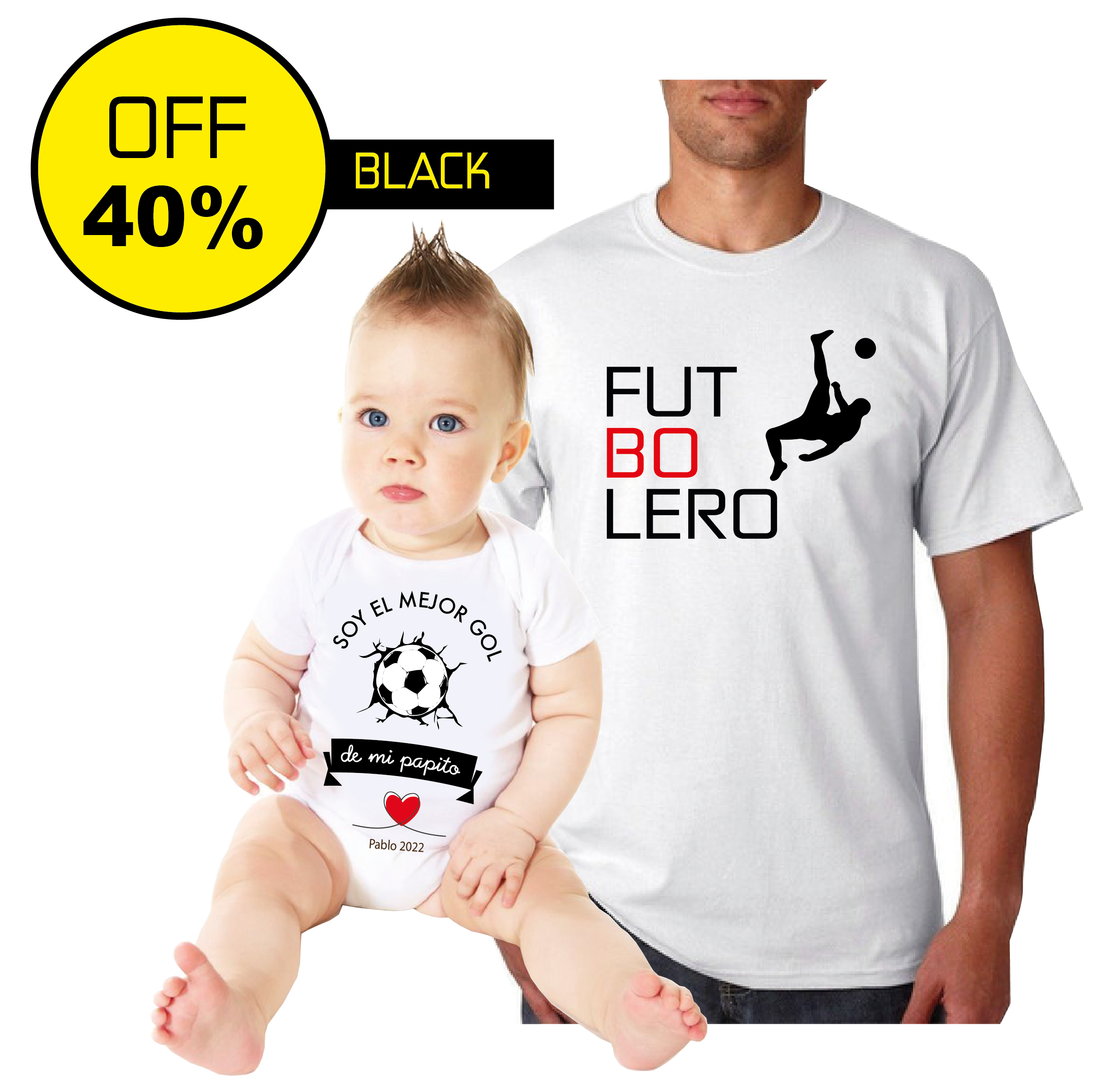 Pack futbolero polera mas body