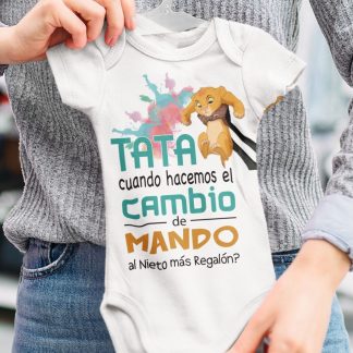 Tata cuando hacemos el cambio de mando al nieto mas regalón