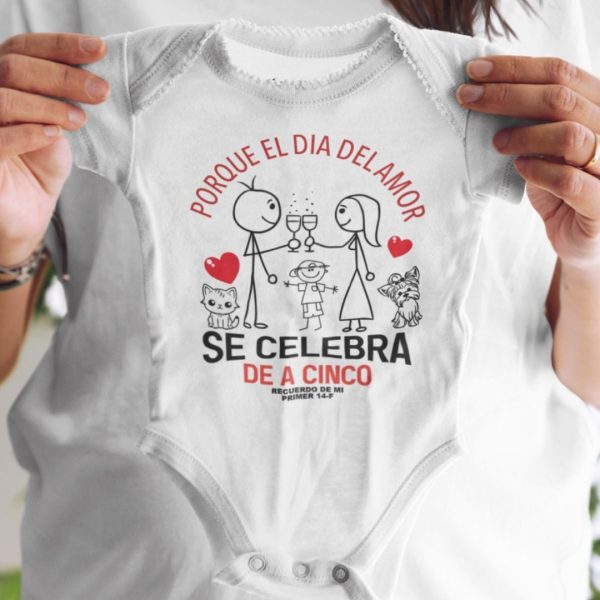 Porque el día del amor se celebra de 5 , personalizable