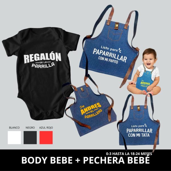 Body bebé mas pechera bebé