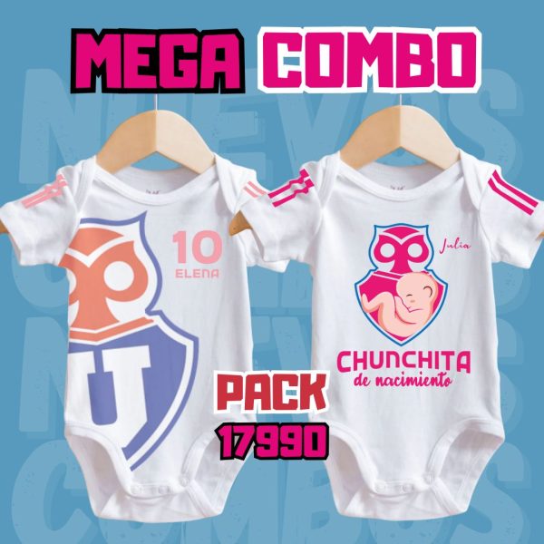 Pack chunchita, u de chile para ellas