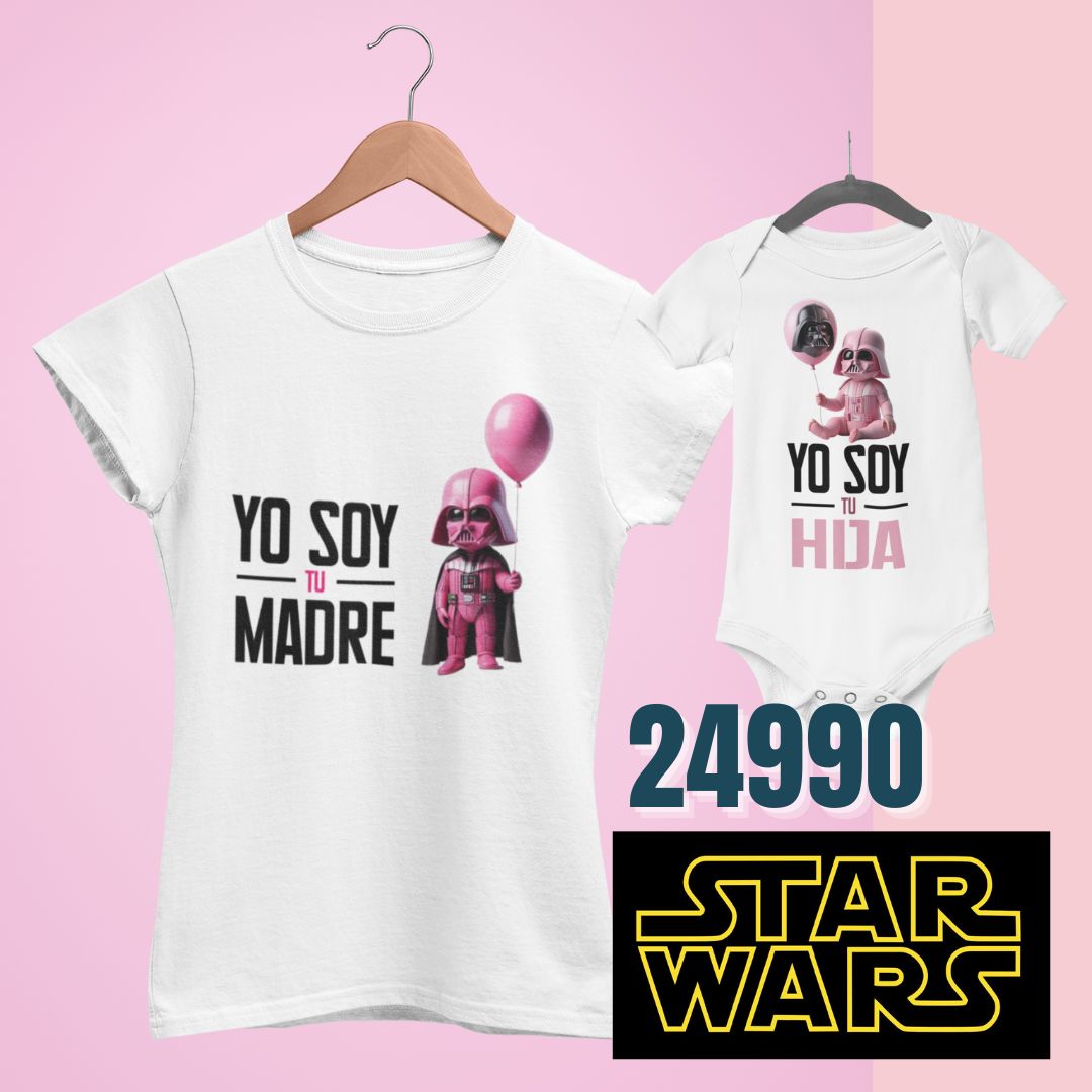 PACK POLERA yo soy tu madre, body yo soy tu hija