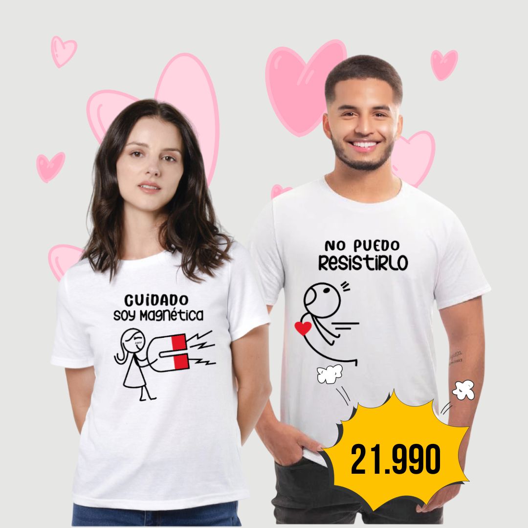 Polera Cuidado soy magnetica