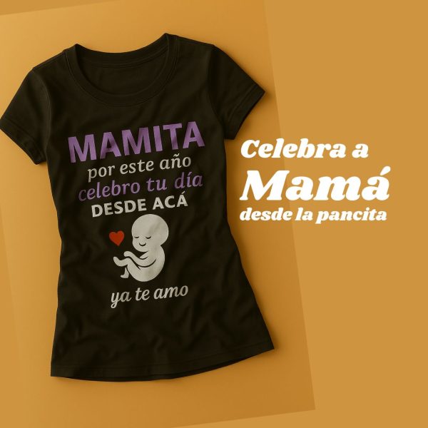 Polera embarazada, por este año celebramos desde adentro
