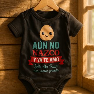 Aun no nazco y ta te amo, feliz día papá