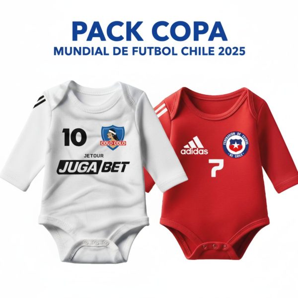 Body PACK MUNDIAL COLO COLO MAS SELECCIÓN CHILE