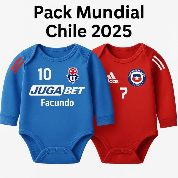 Body PACK MUNDIAL U.DE CHILE MAS SELECCIÓN CHILE