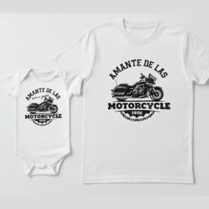 PACK Polera mas Body amante de las motos