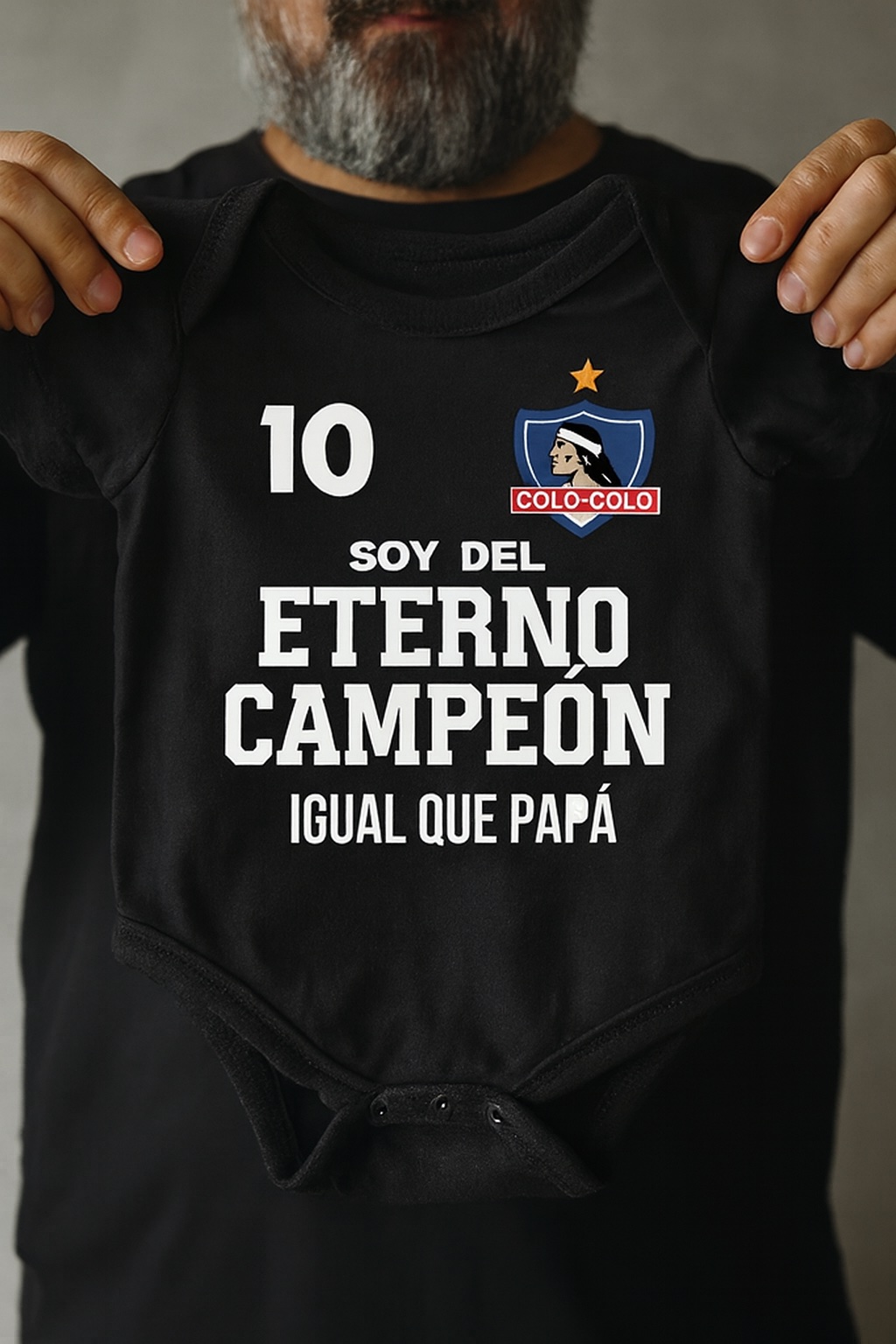 Body bebé soy del eterno campeón igual que papá