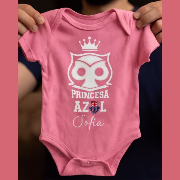 princesa Azul color rosado corona