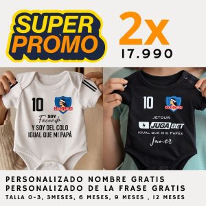 PACK OFERTA COLO COLO BLANCO Y NEGRO