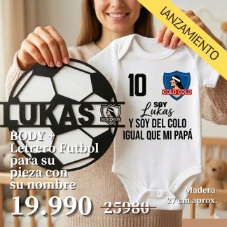 Adorno para puerta personalizado mas body colo colo PROMOCION!!