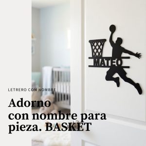 Adorno para PIEZA personalizado BASKET PROMOCION!! (copia)