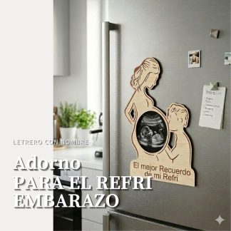 Adorno para el refri embarazo eco