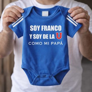 Soy de la U como mi papá. Nombre personalizado OFERTA!!!!