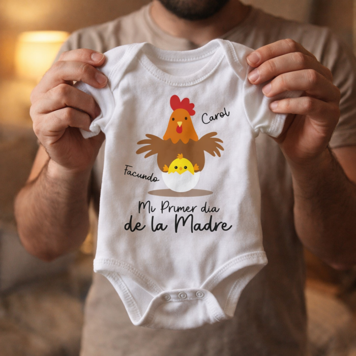 Body mi primer día de la madre personalizado