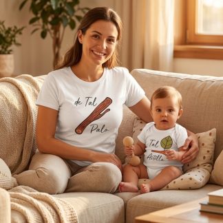 Body más polera para mamá de tal palo..