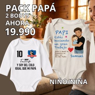 Promo Pack colo colo mas body papá