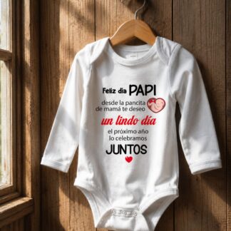 Feliz dia papa desde la pancita de mamá