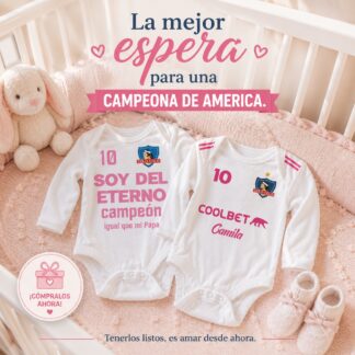 Pack colo colo niña, eterno campeon y coolbet