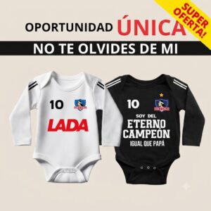 PACK 2 bodys eterno campeon mas lada