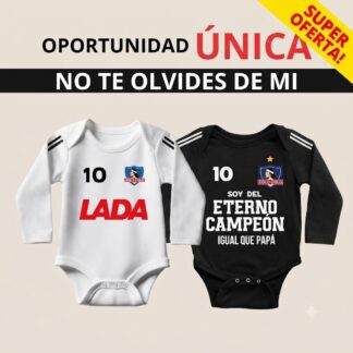 PACK 2 bodys eterno campeon mas lada